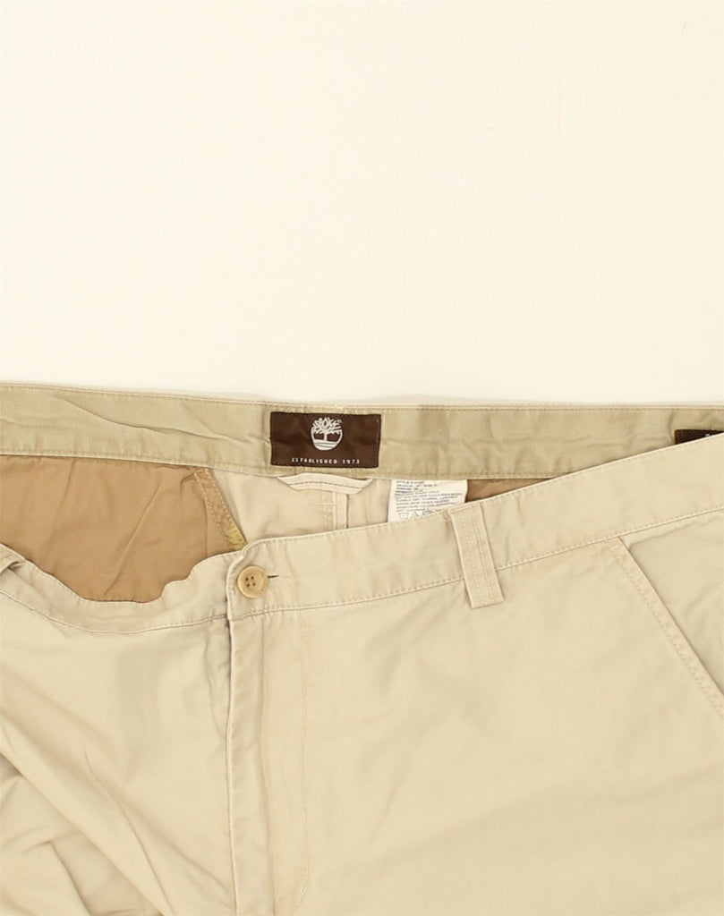 TIMBERLAND Mens Regular Fit Chino Trousers W40 L28 Beige Cotton | Vintage Timberland | Thrift | Second-Hand Timberland | Used Clothing | Messina Hembry 