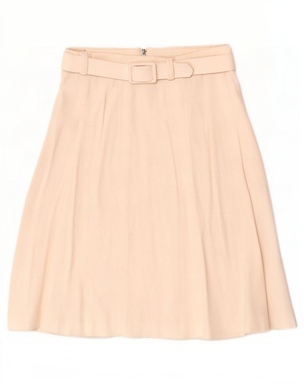 Seventy Womens A-Line Skirt IT 40 Small W26 Off White Acetate