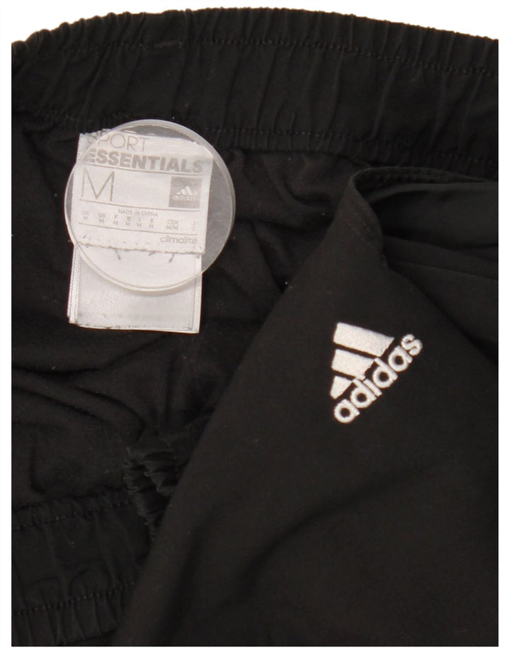Adidas Mens Climalite Tracksuit Trousers Medium  Black Polyester