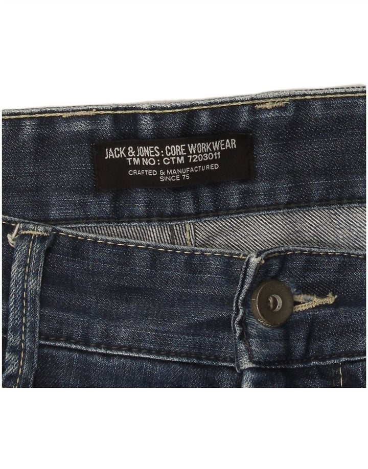 Jack & Jones Mens Denim Shorts W36 Large Blue