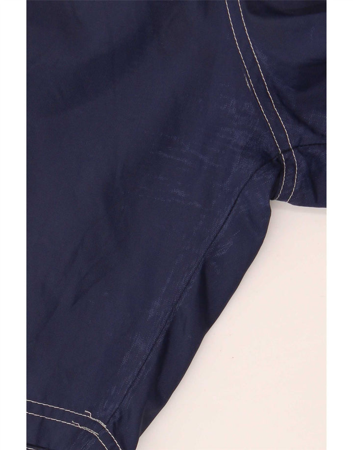 Woolrich Mens Swimming Shorts Large Navy Blue Colourblock Polyamide