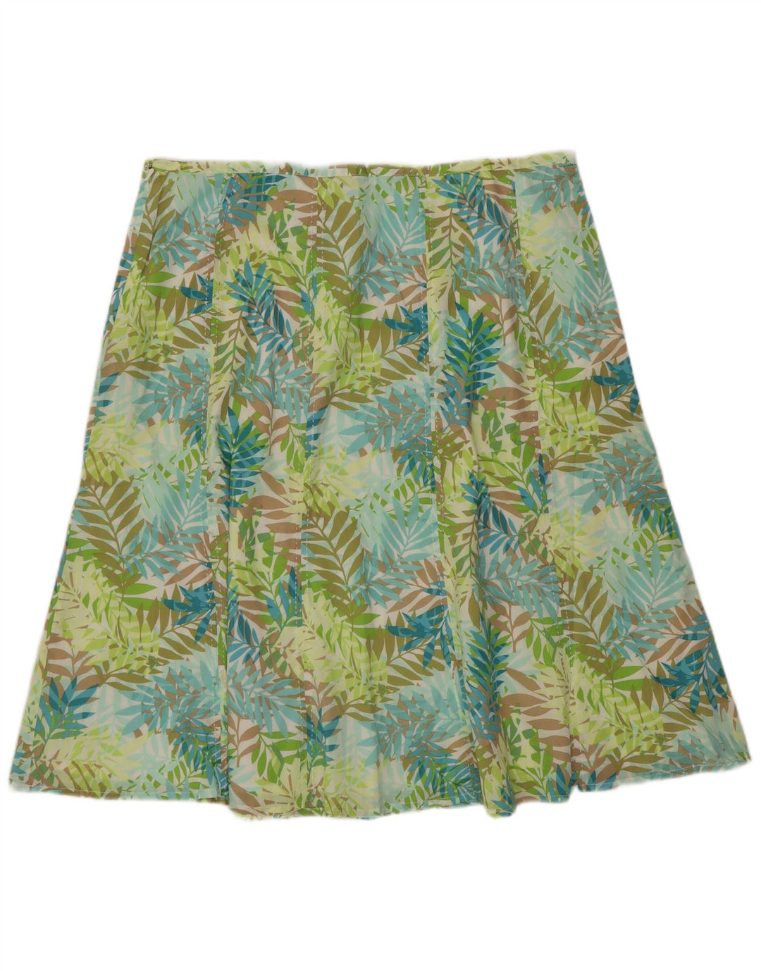 EDDIE BAUER Womens A-Line Skirt US 12 Large W32  Multicoloured Floral