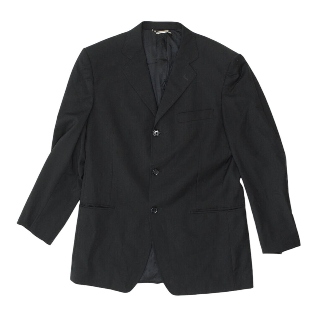 Dolce & Gabbana Mens Black 3 Button Blazer Jacket | Vintage Designer Suit VTG | Vintage Messina Hembry | Thrift | Second-Hand Messina Hembry | Used Clothing | Messina Hembry 