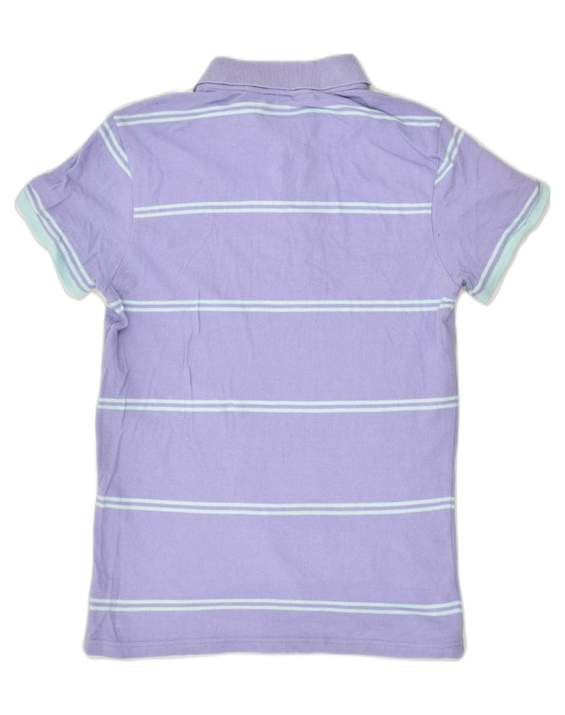 KAPPA Mens Polo Shirt Medium Purple Striped Cotton | Vintage Kappa | Thrift | Second-Hand Kappa | Used Clothing | Messina Hembry 