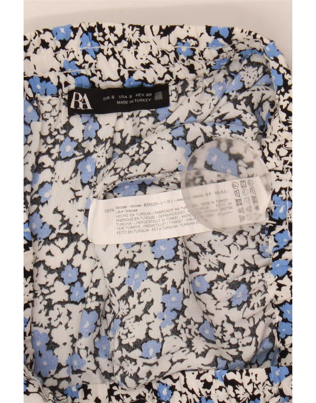 Zara Womens Hot Pants Small W26 Multicoloured Floral Viscose
