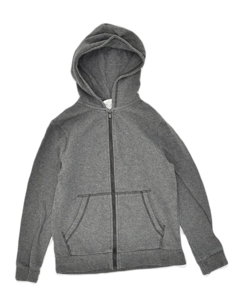 H&M Boys Basic Zip Hoodie Sweater 8-9 Years Grey Cotton | Vintage H&M | Thrift | Second-Hand H&M | Used Clothing | Messina Hembry 