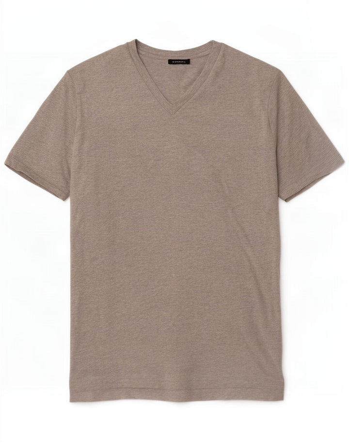 Diesel Mens T-Shirt Top XL Grey Flecked