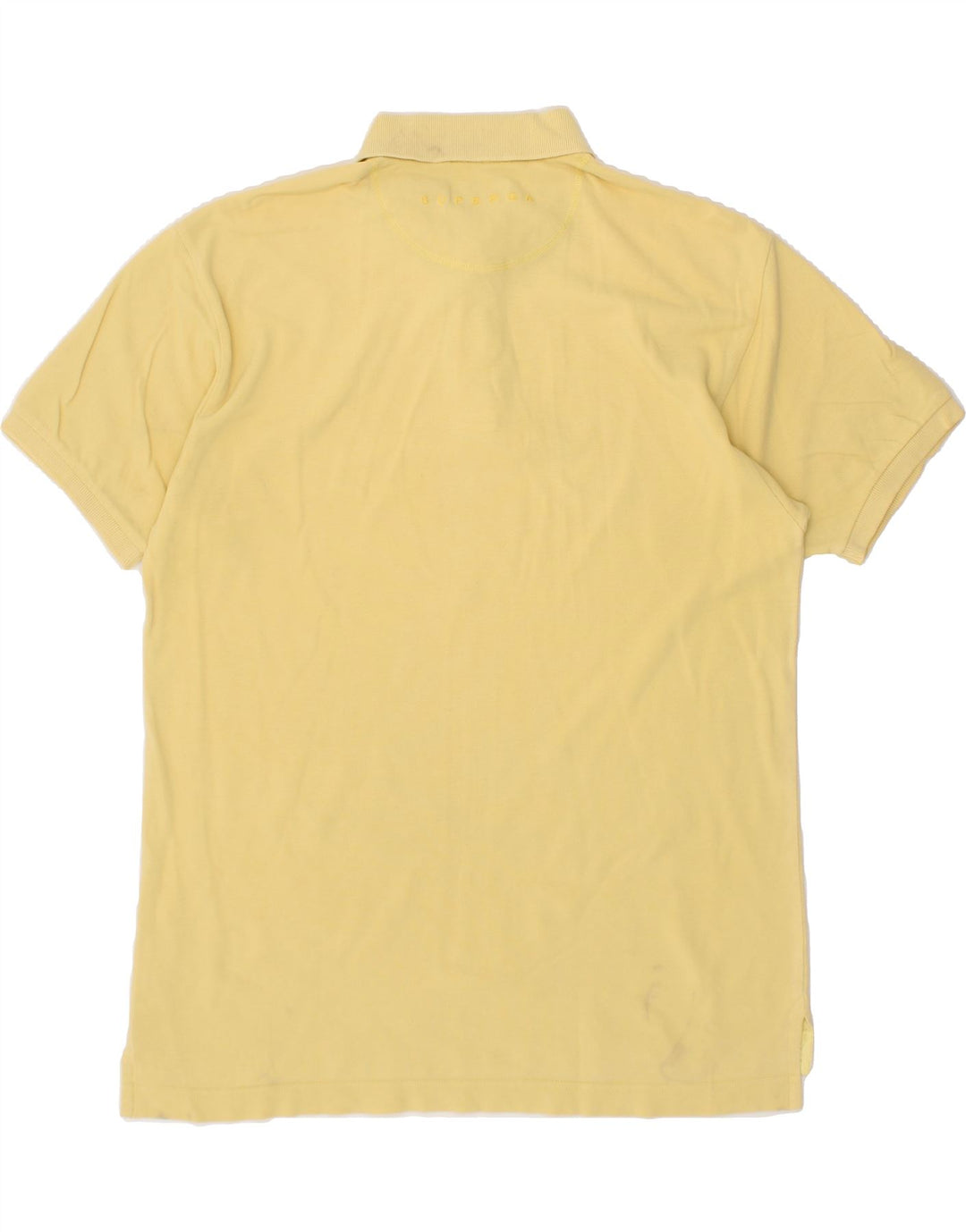 SUPERGA Mens Polo Shirt XL Yellow Cotton Vintage Superga and Second-Hand Superga from Messina Hembry 
