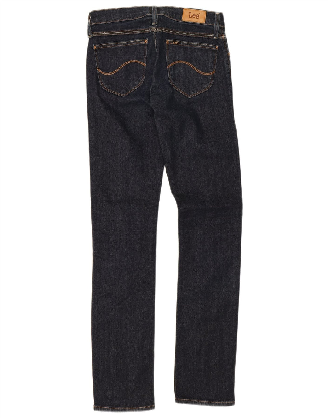 LEE Womens Jade Slim Jeans W26 L31 Navy Blue Cotton