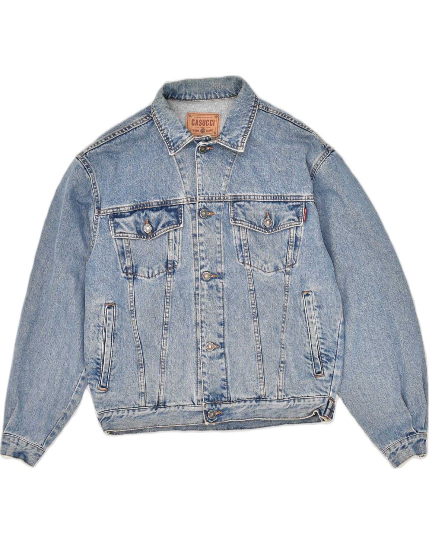 Mens denim jacket shop with cotton sleeves