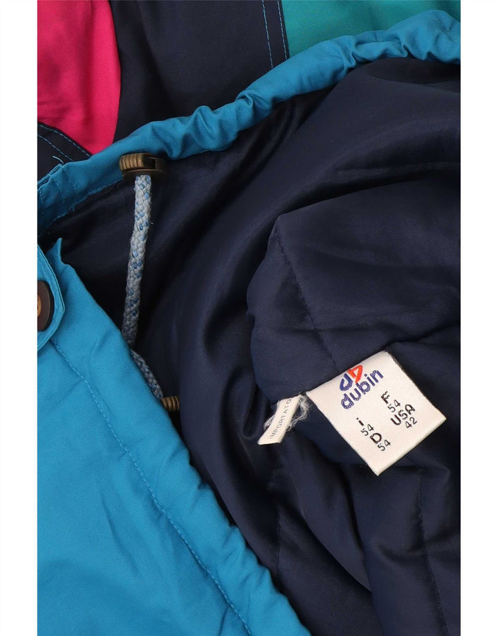 Dubin Mens Ski Jacket IT 54 2XL Blue Colourblock Polyester