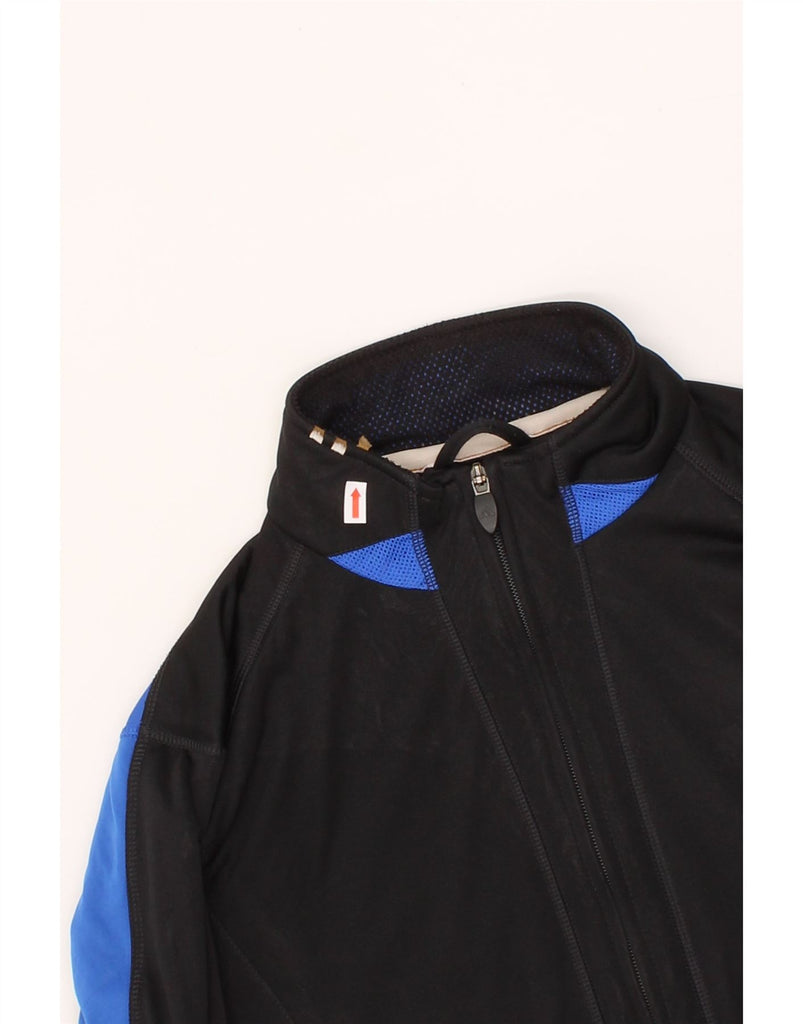 ADIDAS Mens Tracksuit Top Jacket Medium Black Colourblock Vintage Adidas and Second-Hand Adidas from Messina Hembry 