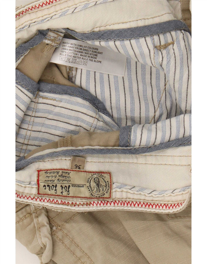 Fat Face Mens Cargo Shorts Large W36 Beige Cotton