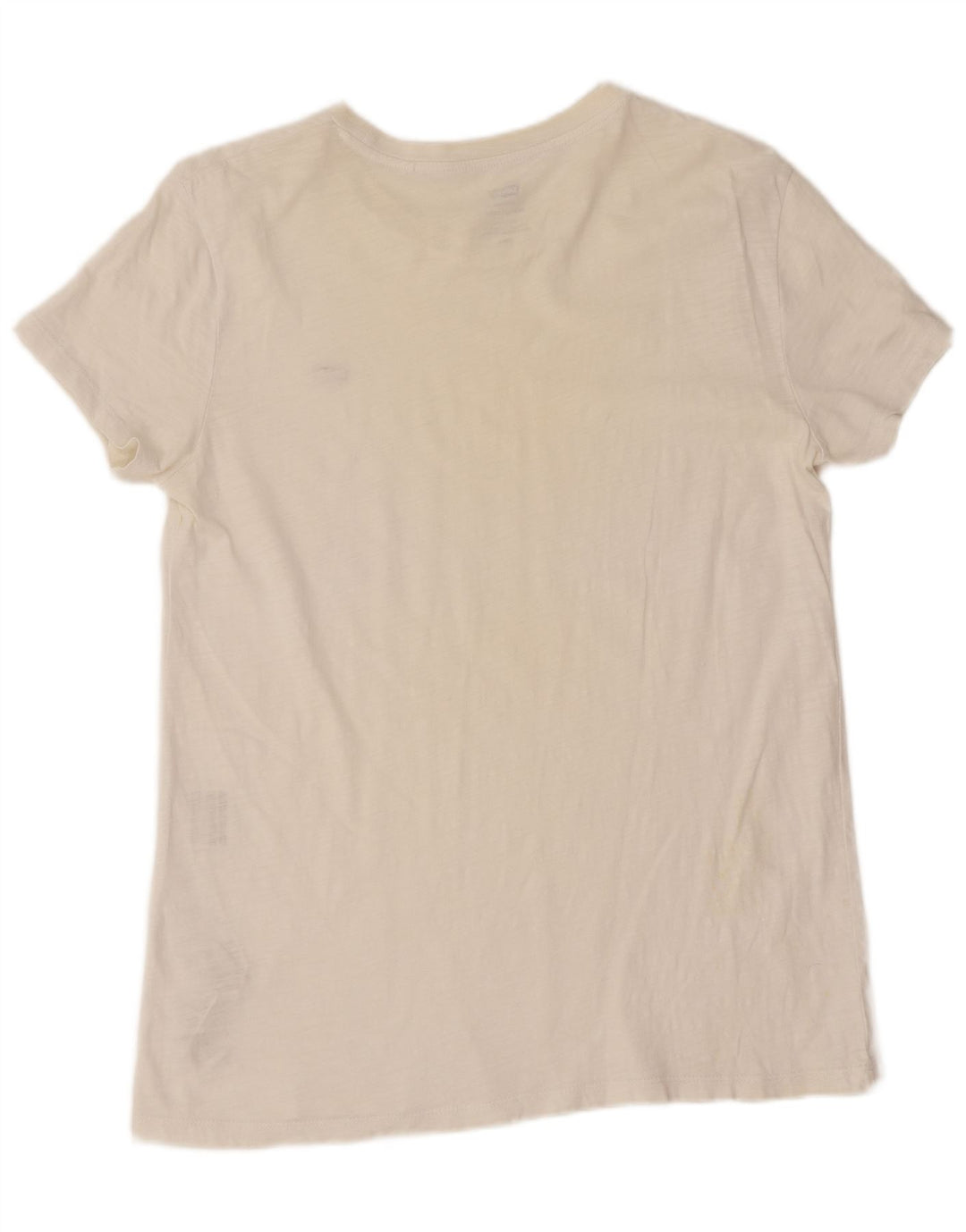 Levi's Womens T-Shirt Top UK 14 Medium White Cotton