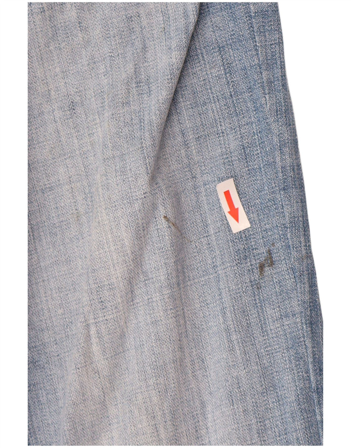 Lee Mens Brooklyn Straight Jeans W34 L34 Blue Cotton