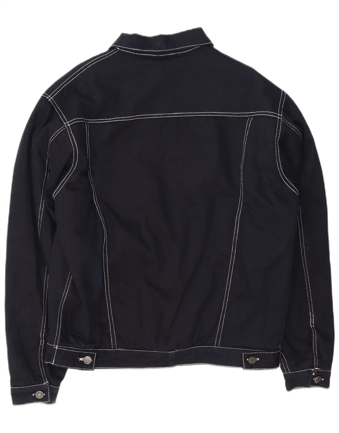 Komodo Mens Denim Jacket UK 40 Large Navy Blue Cotton