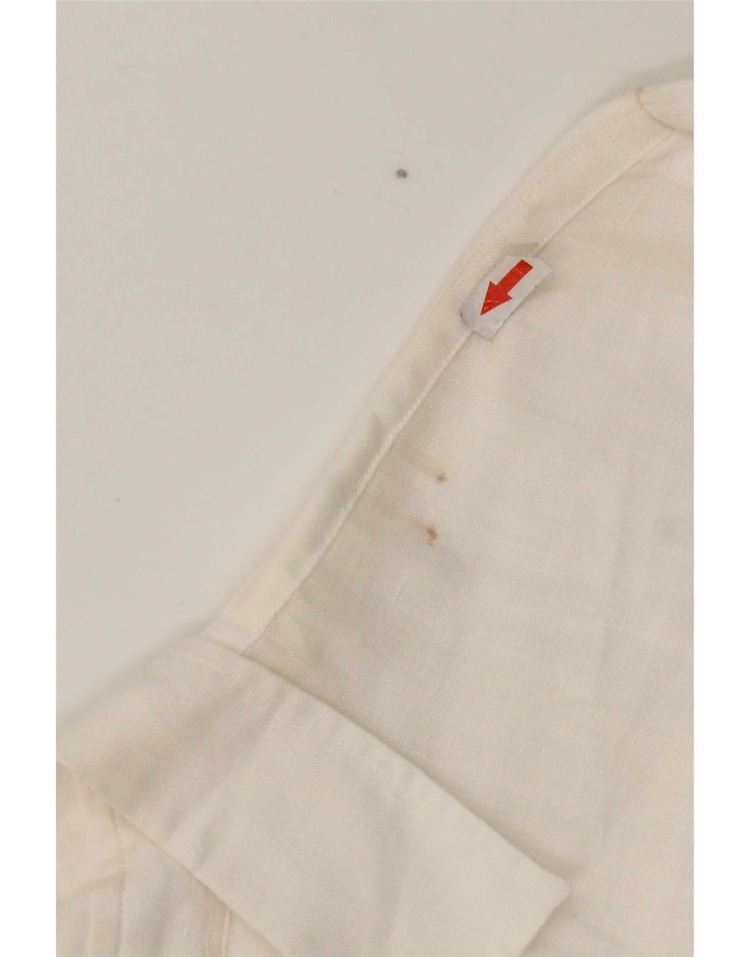 Jaeger Mens Shirt Medium White Linen
