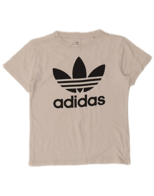 Adidas Boys Graphic T-Shirt Top 10-11 Years White