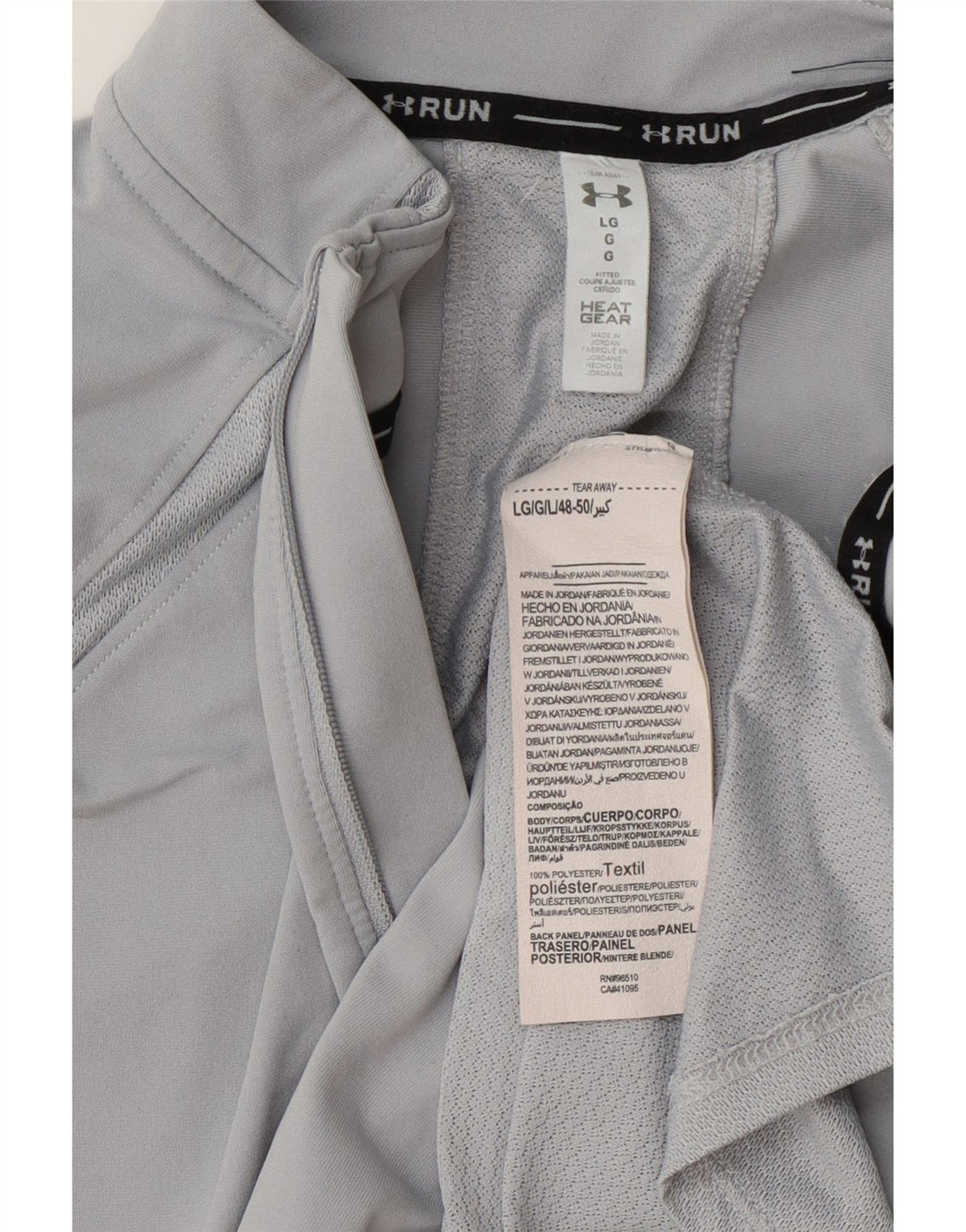Under Armour Womens Heat Gear Pullover Tracksuit Top UK 16 Large Grey