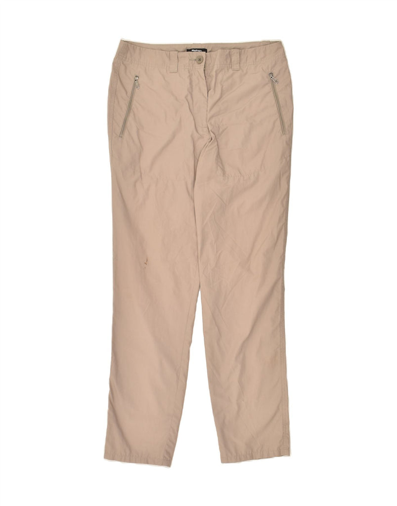 ROHAN Womens Slim Chino Trousers UK 12 Medium W32 L29  Beige Cotton | Vintage Rohan | Thrift | Second-Hand Rohan | Used Clothing | Messina Hembry 