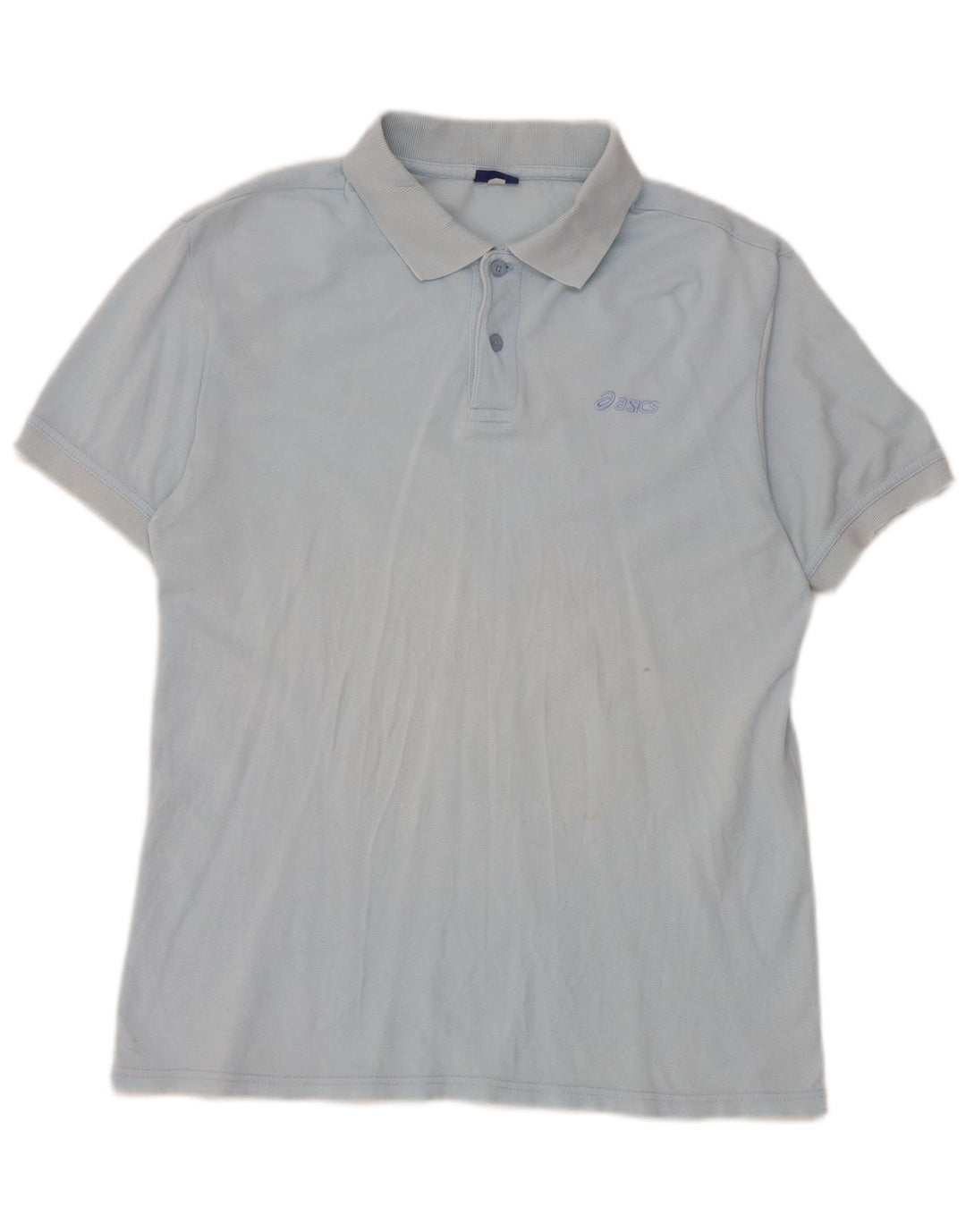 Asics Mens Polo Shirt Medium Blue