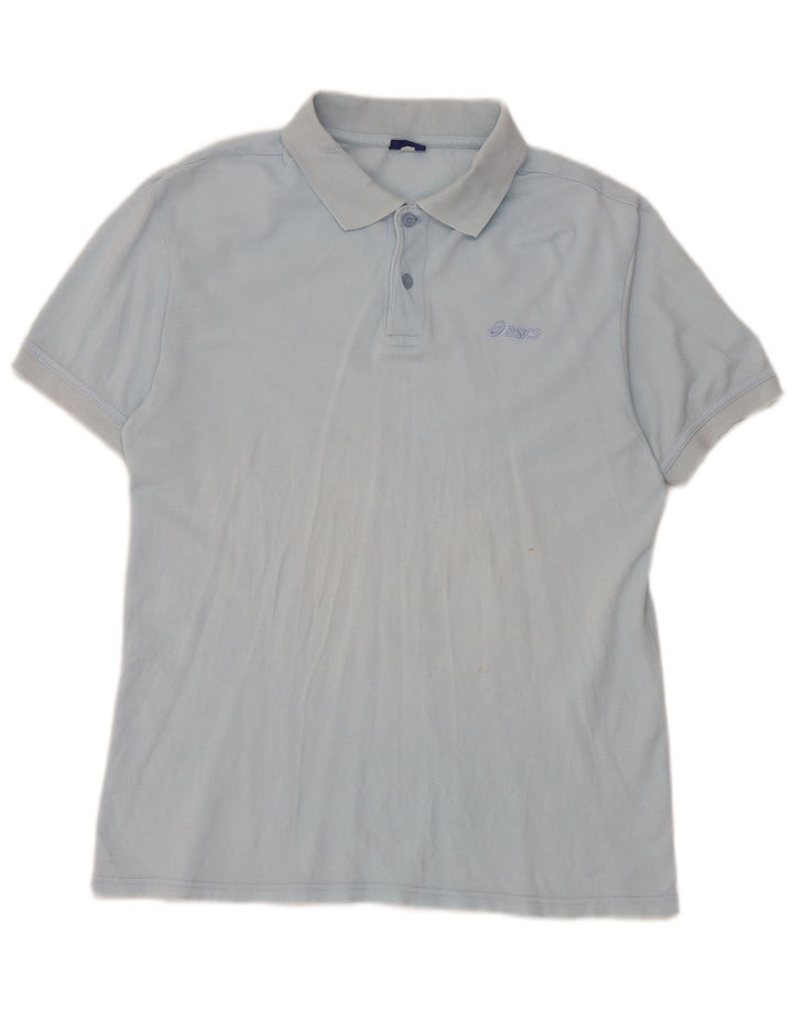 Asics Mens Polo Shirt Medium Blue