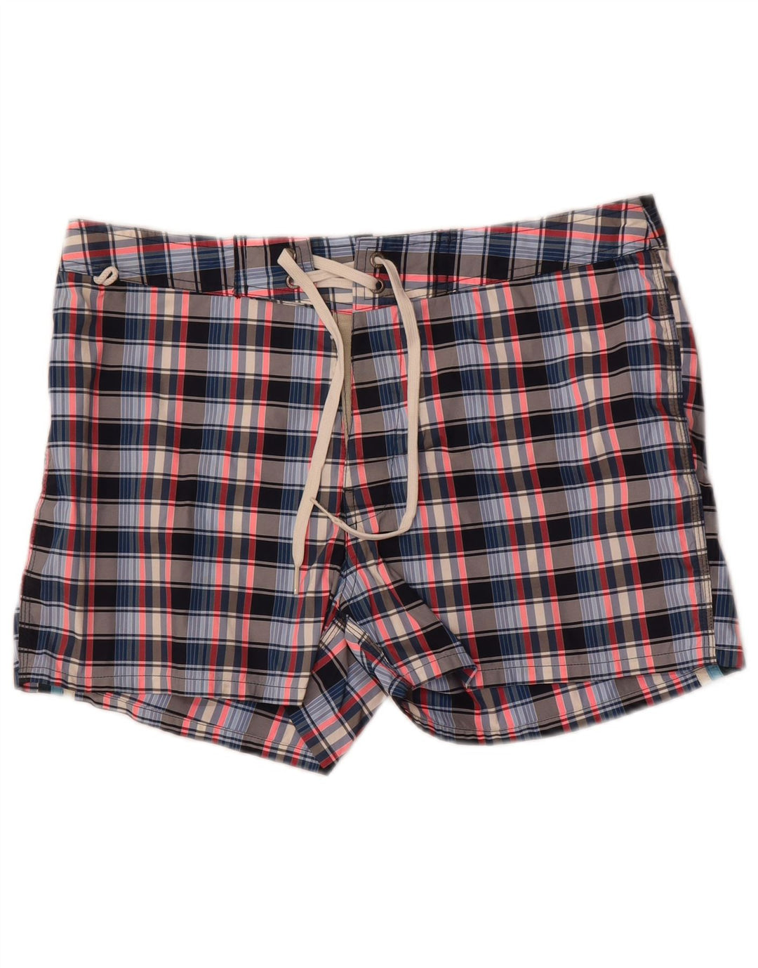 Sundek Mens Swimming Shorts Large  Multicoloured Check