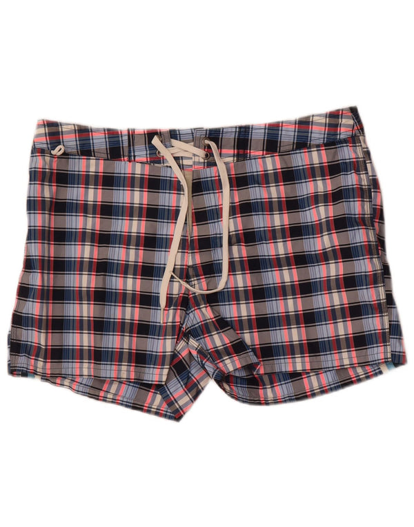 Sundek Mens Swimming Shorts Large  Multicoloured Check