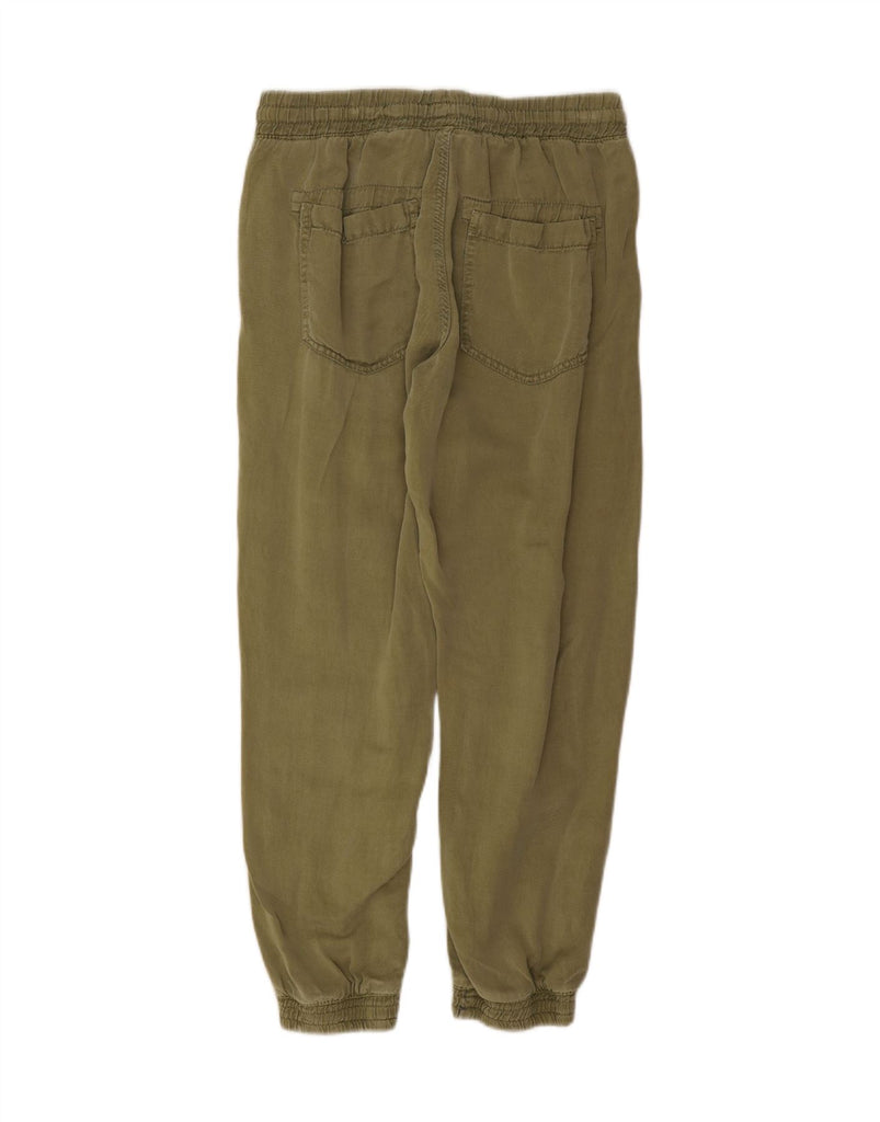 ZARA Womens Joggers Chino Trousers Small W28 L26 Khaki Vintage Zara and Second-Hand Zara from Messina Hembry 