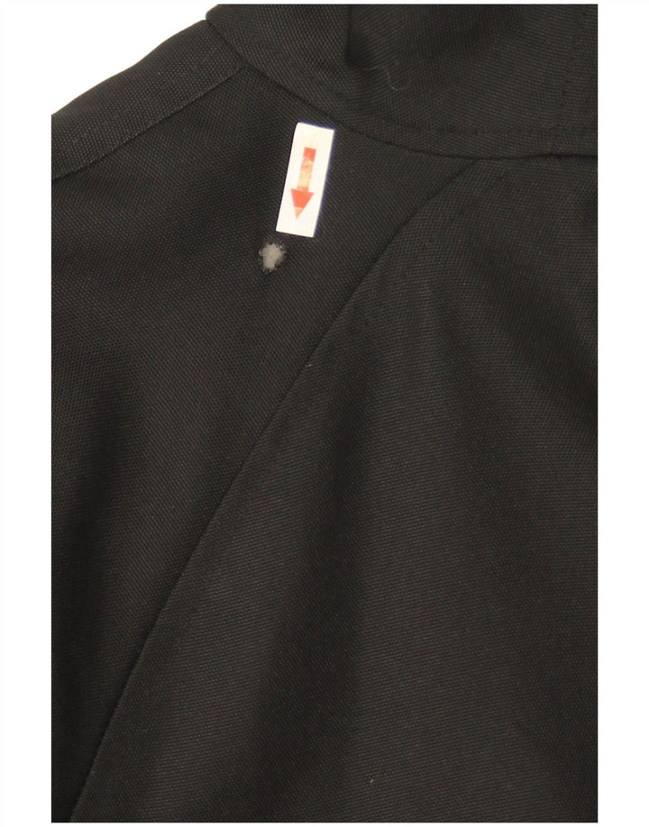 Woolrich Mens Hooded Bomber Jacket IT 46 Small Black Nylon