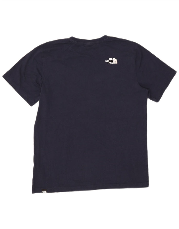 The North Face Mens T-Shirt Medium Navy Blue Cotton