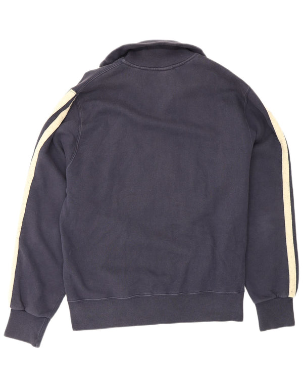 Franklin & Marshall Mens Tracksuit Top Jacket Medium Navy Blue Colourblock