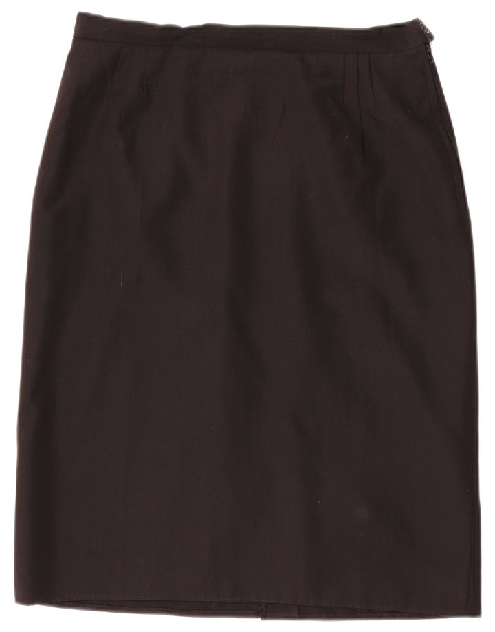 CHANEL Womens Pencil Skirt W30 Medium Black
