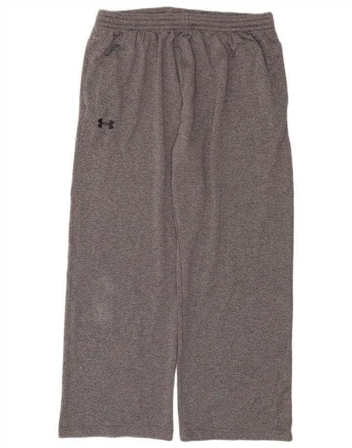 Under Armour Mens Tracksuit Trousers XL  Grey Flecked Polyester