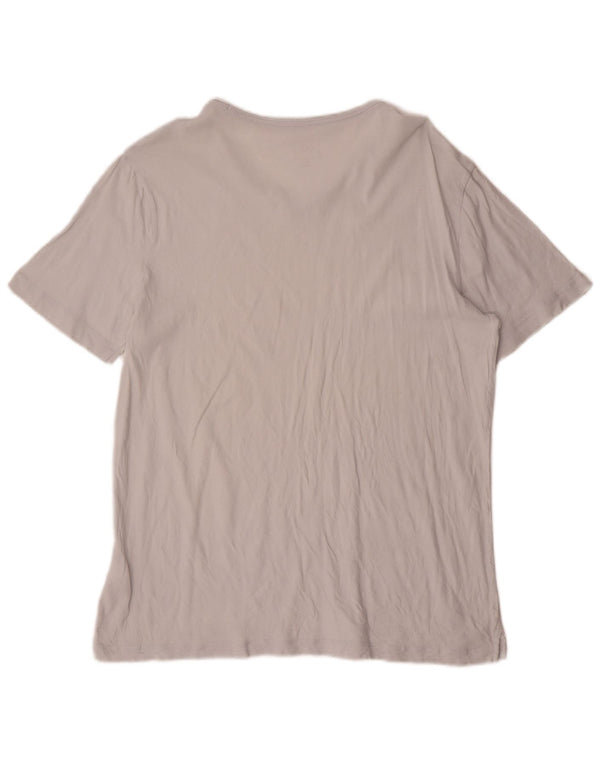 Gap Mens T-Shirt Top Medium Grey Cotton