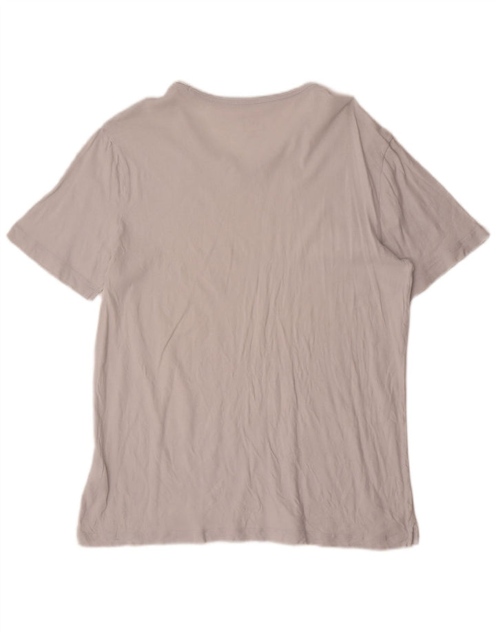 Gap Mens T-Shirt Top Medium Grey Cotton