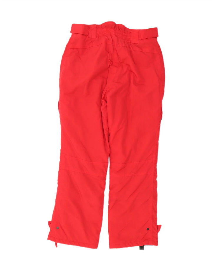 AST Womens Ski Trousers UK 16 Large  Red Polyester