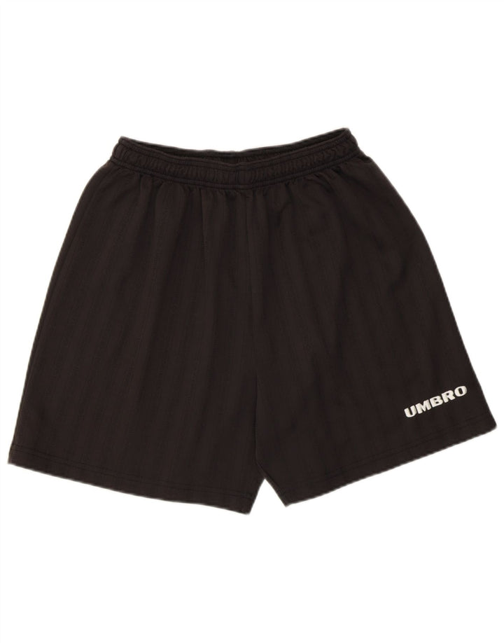 UMBRO Mens Graphic Sport Shorts Large Black Polyester