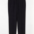 Jaeger Mens Straight Casual Trousers W36 L33 Navy Blue Wool