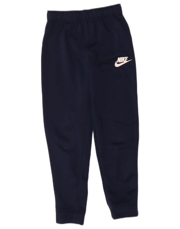 Nike Boys Graphic Tracksuit Trousers Joggers 10-11 Years Medium Navy Blue