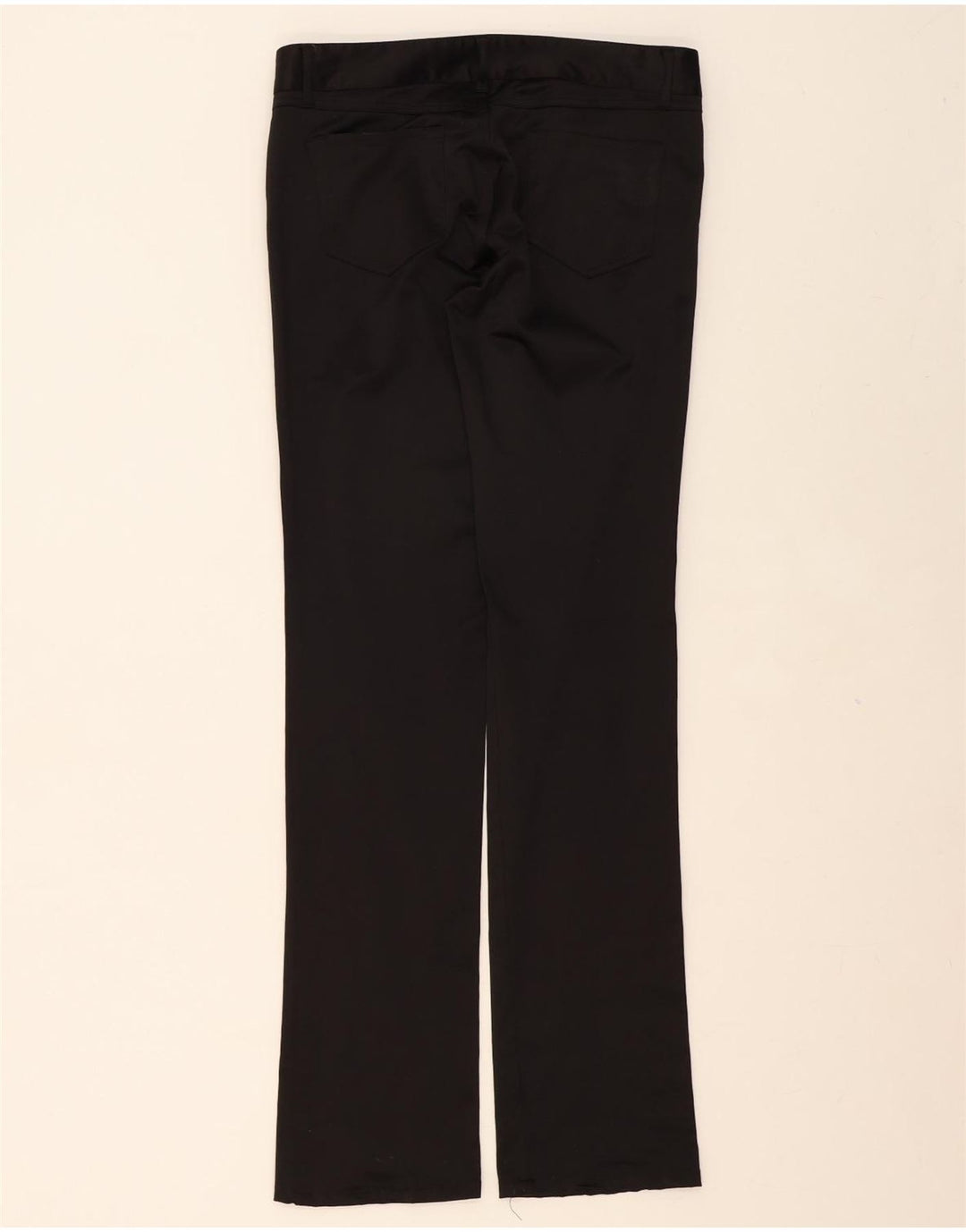 ZARA Womens Straight Casual Trousers EU 38 Small W28 L34 Black Polyester Vintage Zara and Second-Hand Zara from Messina Hembry 