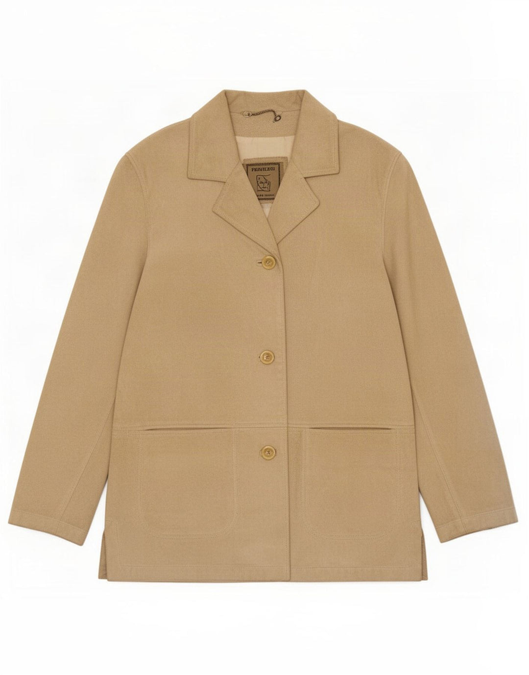 Privilegi Womens Suede Jacket IT 48 XL Beige Leather