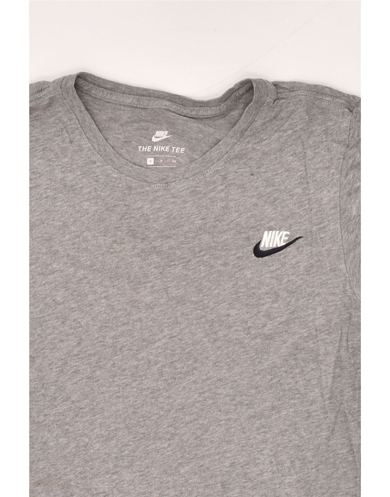 NIKE Mens T-Shirt Top Small Grey Cotton | Vintage Nike | Thrift | Second-Hand Nike | Used Clothing | Messina Hembry 