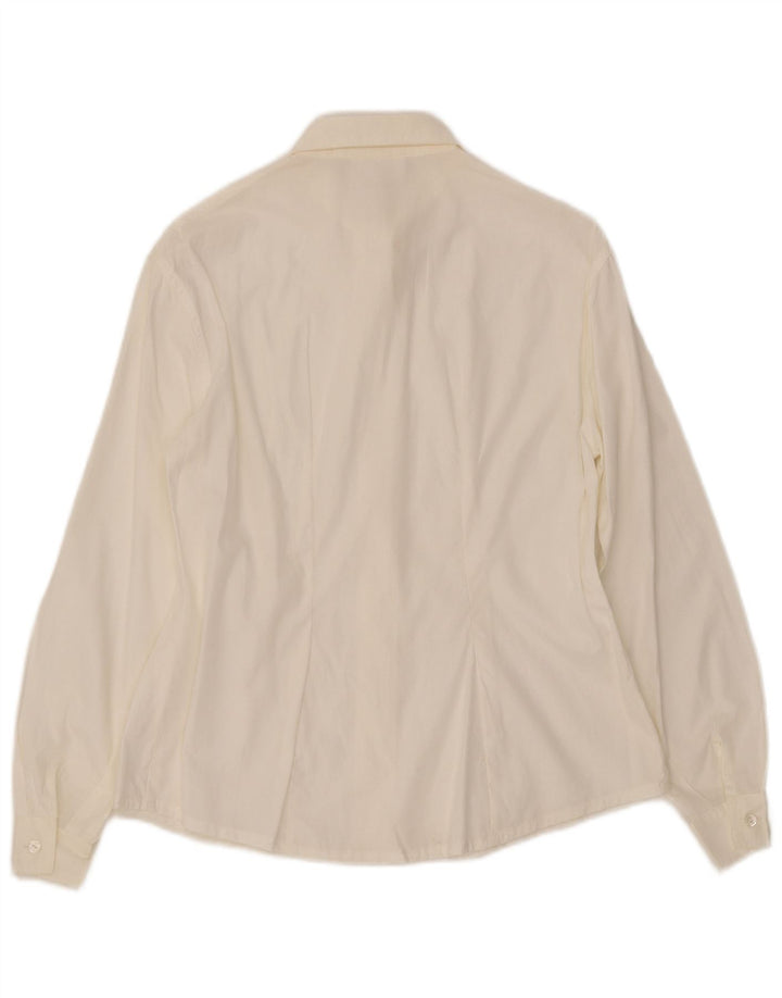 ROCCOBAROCCO Womens Shirt UK 12 Medium White