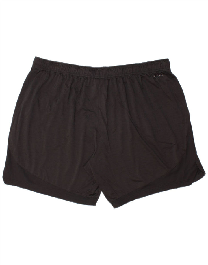 RUSSELL ATHLETIC Mens Dri-Power Sport Shorts XL  Black Polyester