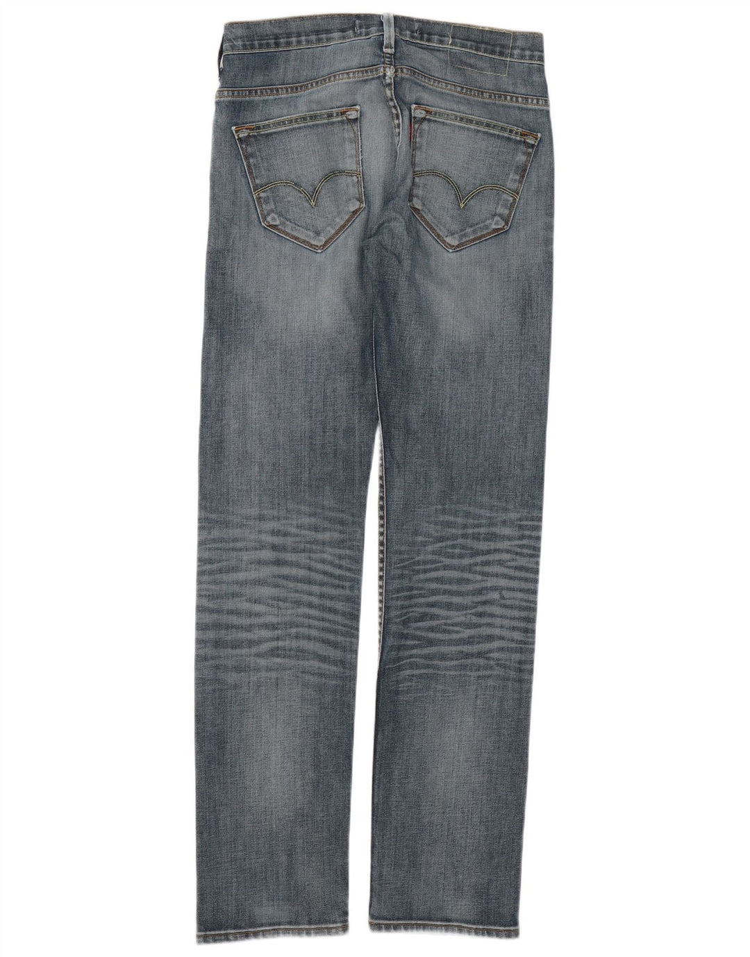 Levi's Mens 504 Straight Jeans W30 L34 Blue Cotton