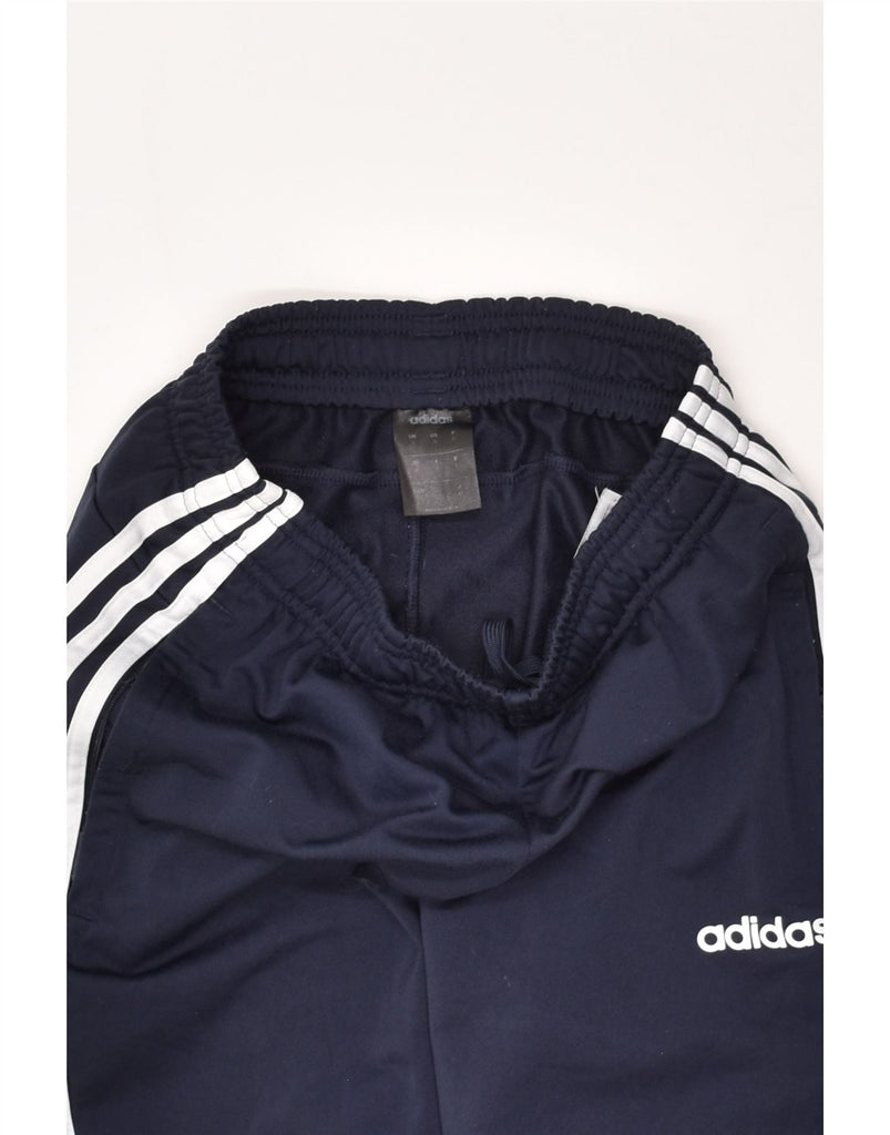 ADIDAS Mens Tracksuit Trousers Small Navy Blue Polyester | Vintage Adidas | Thrift | Second-Hand Adidas | Used Clothing | Messina Hembry 