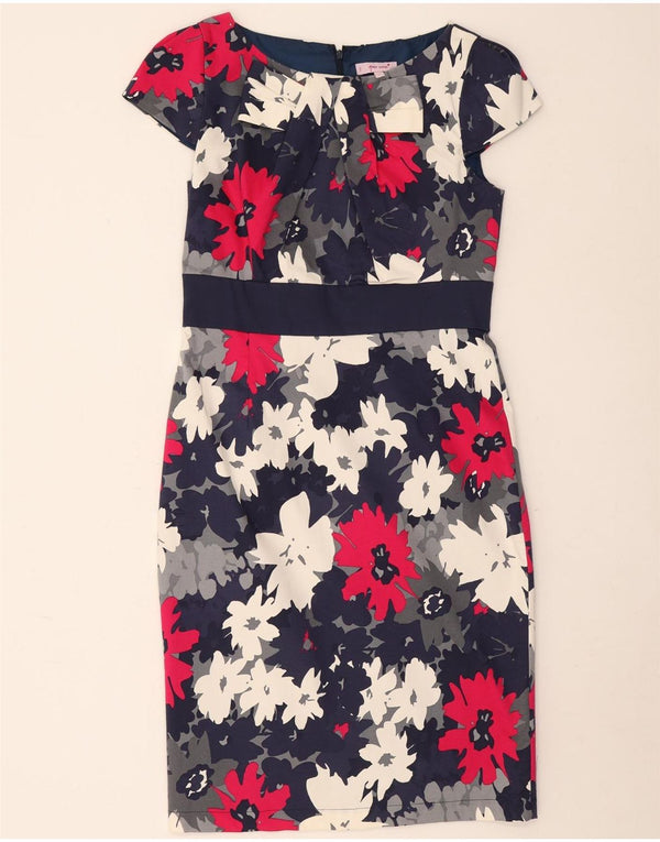 Marks & Spencer Womens Sheath Dress UK 12 Medium Multicoloured Floral