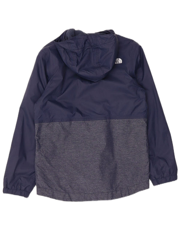 The North Face Boys Windbreaker Jacket 11-12 Years Large Navy Blue
