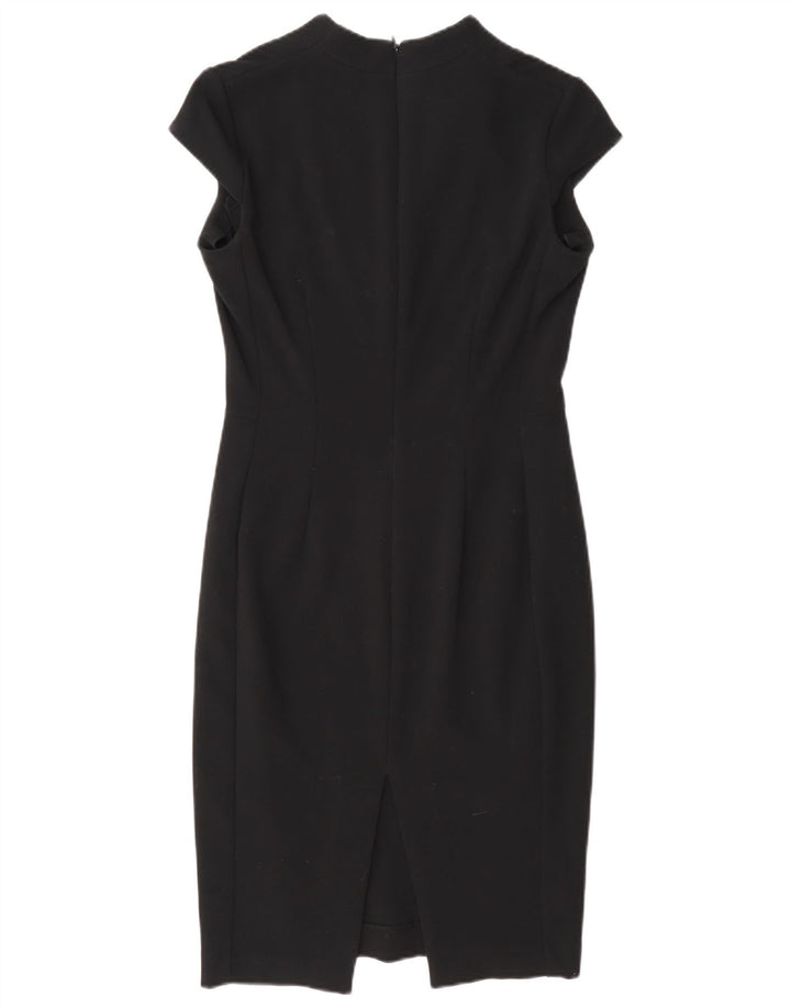 Next Womens Sheath Dress UK 8 Small Black Polyester
